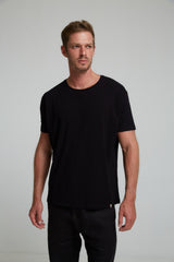 OVERSIZED BAMBOO T-SHIRT IN BLACK